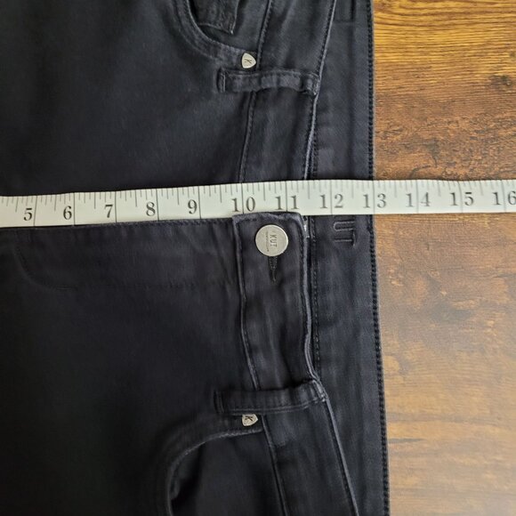 Kut from the Kloth Jeans 16 S High Rise Toothpick Skinny Black Wash Stretch Deni - Picture 8 of 10